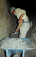 Mine workers in Potosi - Bolivia