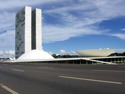 The National Congress in Brasilia, the capital of Brazil