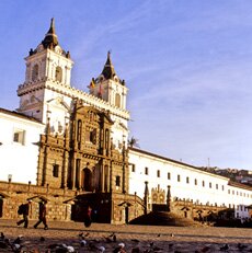 San Francisco Church in Quito, Ecuador