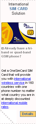 International SIM Card | Prepaid International SIM Card